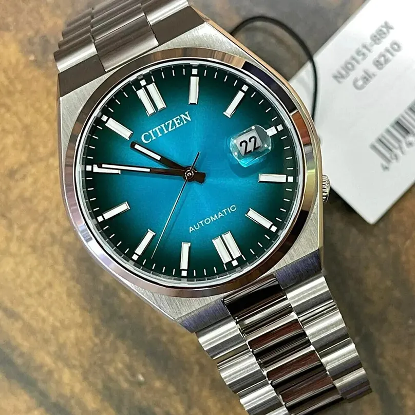 Citizen Tsuyosa Turquoise Blue Dial Casual Men's Watch- NJ0151-88X